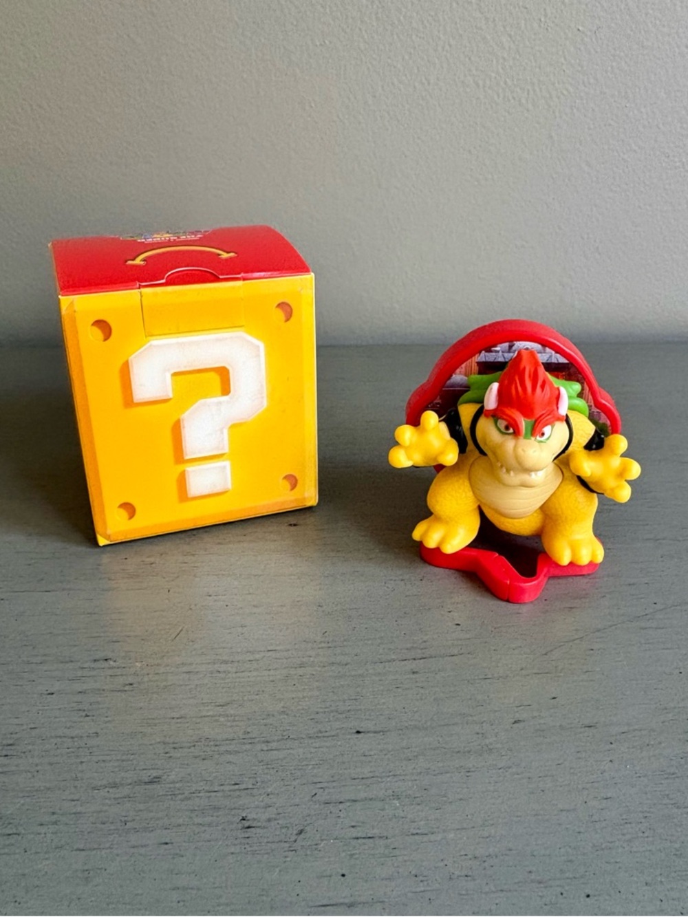 McDonald's Super Mario Galaxy Happy Meal Toy Bowser Figurine Keychain NEW 2026